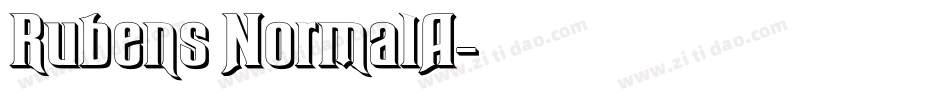 Rubens NormalA字体转换